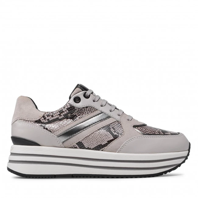 Chaussures Basses Sneakers GEOX - D Kency B D16QHB 04185 C5M1J Dk Beige/Ice Gris â Image 2