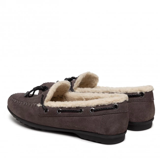 Chaussures Basses Mocassins GEOX - D Elidia B D162TB 022BC C0062 Dk Grey/Black Gris â Image 3