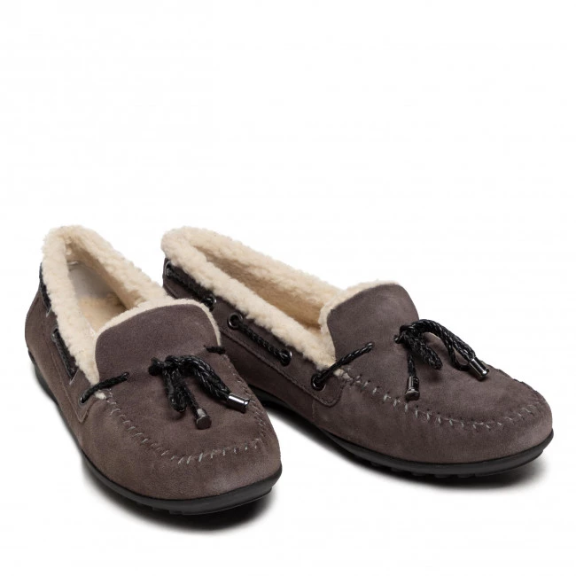 Chaussures Basses Mocassins GEOX - D Elidia B D162TB 022BC C0062 Dk Grey/Black Gris â Image 5