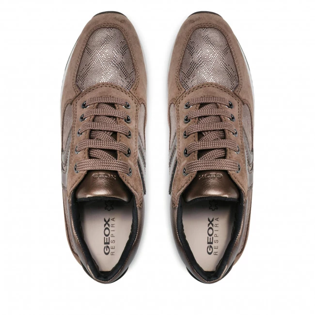 Chaussures Basses Sneakers GEOX - D Happy B D1662B 0PZ22 C5005 Dk Beige Marron â Image 6