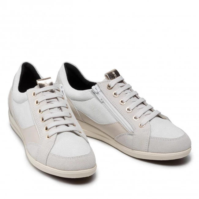 Chaussures Basses Sneakers GEOX - D Myria B D1668B 022PZ C1002 Off White Beige, Blanc â Image 5