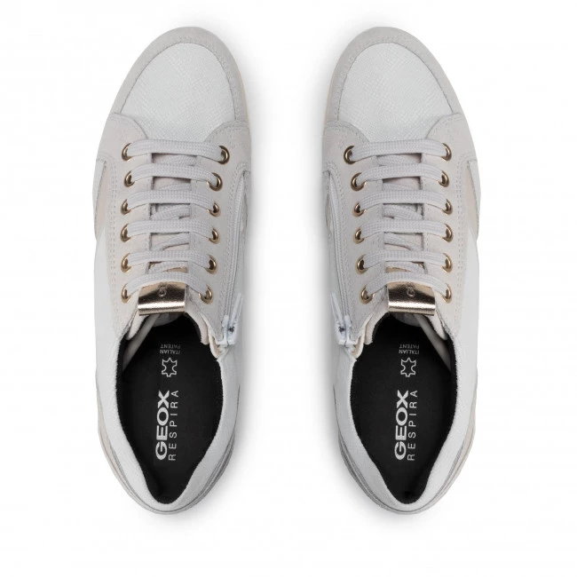 Chaussures Basses Sneakers GEOX - D Myria B D1668B 022PZ C1002 Off White Beige, Blanc â Image 6