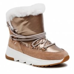 Bottes Et Autres Bottes De Neige GEOX - D Falena B Abx C D16HXC 022FU C6777 Tabacco Or