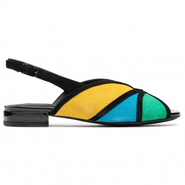 Mules Et Sandales Sandales GEOX - D Wistrey S. B D024HB 00021 C2M3Q Multicolore Noir Noir, Multicolore â Image 2