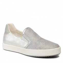 Chaussures Basses Tennis GEOX - D Blomiee A D156HA 0NFBN C1010 Lt Grey Argent