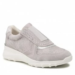 Chaussures Basses Sneakers GEOX - D Alleniee D D16LPD 0EW22 C1010 Lt Grey Gris