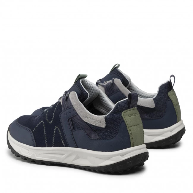 Chaussures Basses Sneakers GEOX - D Delray B Wpf A D16PTA-022FU-C4061 Jeans/Green Bleu Marine â Image 3