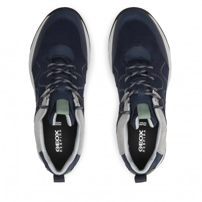 Chaussures Basses Sneakers GEOX - D Delray B Wpf A D16PTA-022FU-C4061 Jeans/Green Bleu Marine â Image 6