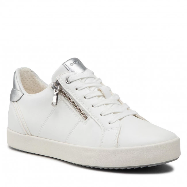 Chaussures Basses Sneakers GEOX - D Blomiee C D166HC 0BCBN C0007 White/Silver Blanc