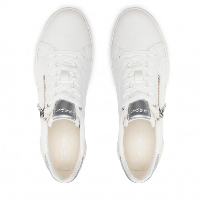 Chaussures Basses Sneakers GEOX - D Blomiee C D166HC 0BCBN C0007 White/Silver Blanc â Image 6