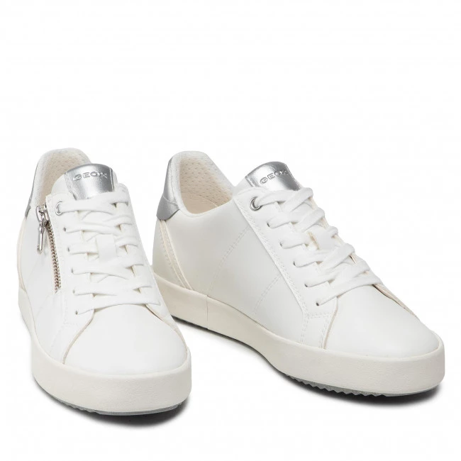 Chaussures Basses Sneakers GEOX - D Blomiee C D166HC 0BCBN C0007 White/Silver Blanc â Image 5