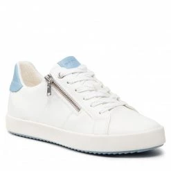Chaussures Basses Sneakers GEOX - D Blomiee C D166HC 000BC C1Z4Y White/Lt Avio Blanc