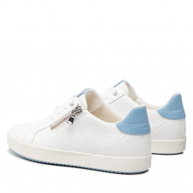 Chaussures Basses Sneakers GEOX - D Blomiee C D166HC 000BC C1Z4Y White/Lt Avio Blanc â Image 3