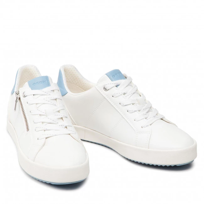 Chaussures Basses Sneakers GEOX - D Blomiee C D166HC 000BC C1Z4Y White/Lt Avio Blanc â Image 5