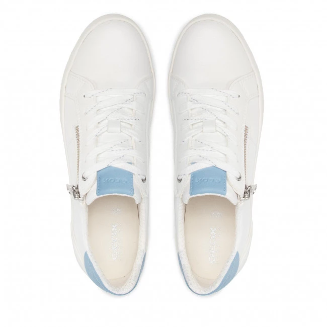 Chaussures Basses Sneakers GEOX - D Blomiee C D166HC 000BC C1Z4Y White/Lt Avio Blanc â Image 6
