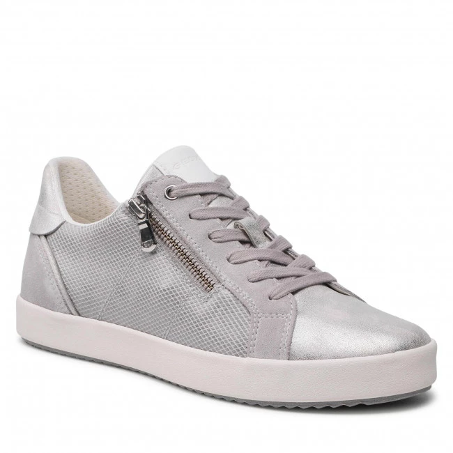 Chaussures Basses Sneakers GEOX - D Blomiee C D166HC 06P22 C1010 Lt Grey Argent