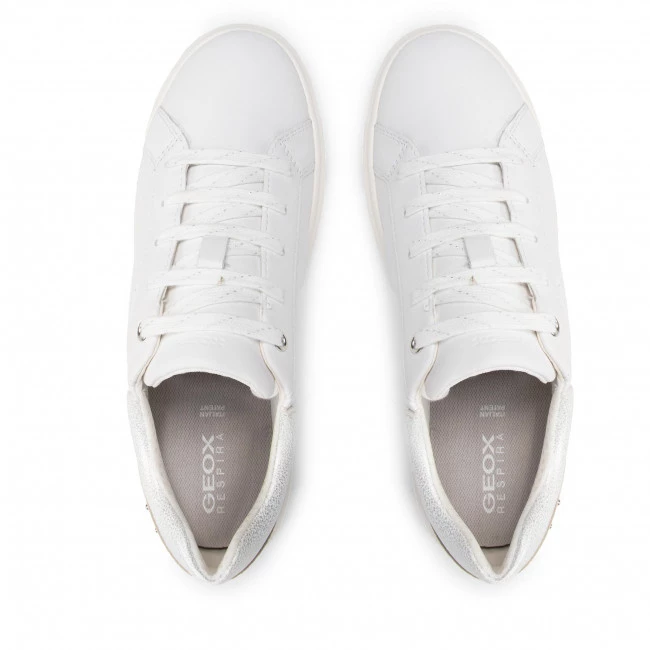 Chaussures Basses Sneakers GEOX - D Nhenbus D168DA 085BN C0007 White/Silver Blanc â Image 6