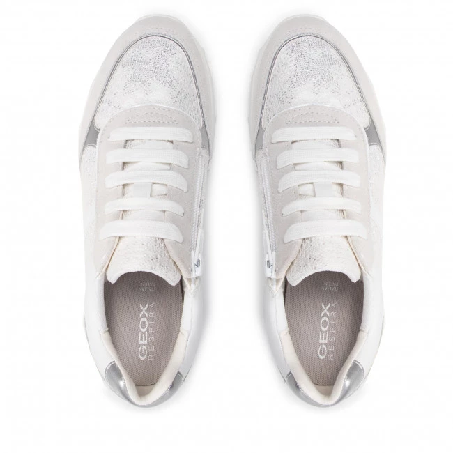 Chaussures Basses Sneakers GEOX - D Alleniee D25LPA 0EW22 C1352 White/Off White Gris â Image 6