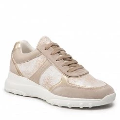 Chaussures Basses Sneakers GEOX - D Alleniee A D25LPA 0EW22 C6738 Lt Taupe Beige