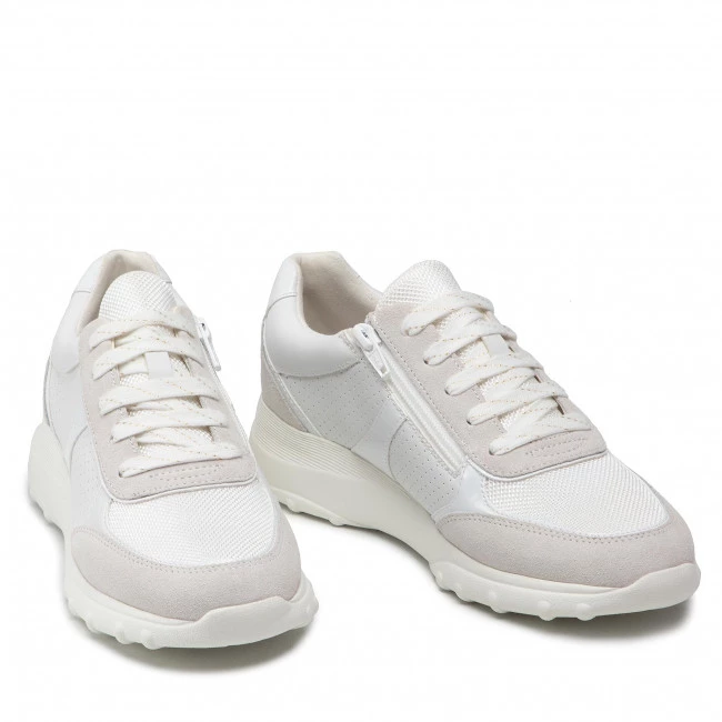 Chaussures Basses Sneakers GEOX - D Alleniee A D25LPA-05422 C1352 White/Off White Blanc – Image 5