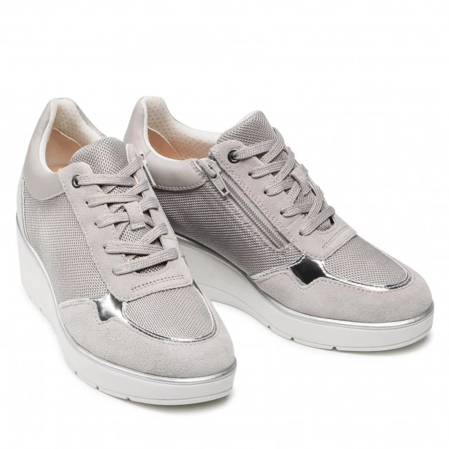 Chaussures Basses Sneakers GEOX - D Ilde A D25RAA 01422 C1010 Lt Grey Gris â Image 5
