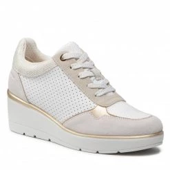 Chaussures Basses Sneakers GEOX - D Ilde A D25RAA 08522 C1352 White/Off White Blanc