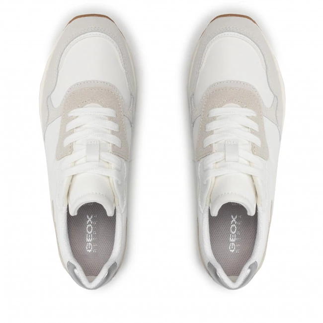 Chaussures Basses Sneakers GEOX - D Runntix B D25RRB-01122 C1352 White/Off White Blanc, Gris â Image 6