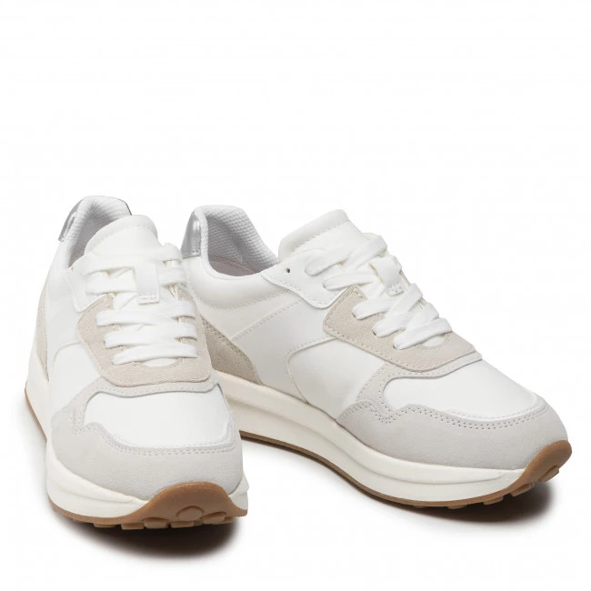 Chaussures Basses Sneakers GEOX - D Runntix B D25RRB-01122 C1352 White/Off White Blanc, Gris â Image 5