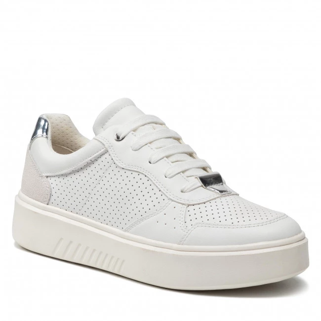 Chaussures Basses Sneakers GEOX - D Nhenbus A D258DA 08554 C1000 White Blanc
