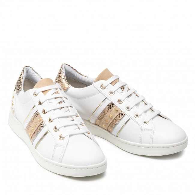 Chaussures Basses Sneakers GEOX - D Jaysen A D151BA 085RY C0232 White/Gold Blanc â Image 5