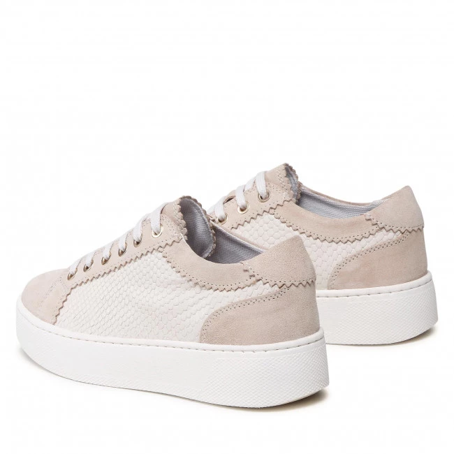 Chaussures Basses Sneakers GEOX - D Skyely C D25QXC 04122 C5KH6 Cream/Lt Taupe Beige â Image 3
