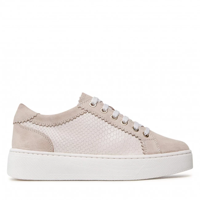 Chaussures Basses Sneakers GEOX - D Skyely C D25QXC 04122 C5KH6 Cream/Lt Taupe Beige â Image 2