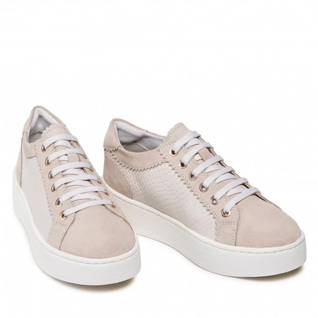 Chaussures Basses Sneakers GEOX - D Skyely C D25QXC 04122 C5KH6 Cream/Lt Taupe Beige â Image 5