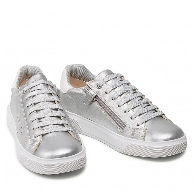 Chaussures Basses Sneakers GEOX - J Nettuno G. A J25GCA 0Y2NF C1007 S Silver Argent â Image 5