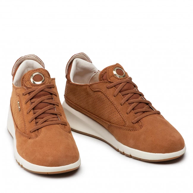 Chaussures Basses Sneakers GEOX - D Aerantis A D02HNA 00022 C6001 Cognac Marron â Image 5