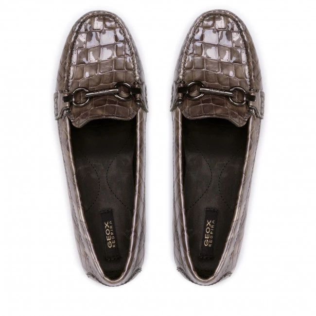 Chaussures Basses Mocassins GEOX - D Elidia A D162TA 000EP C5005 Dk Beige Gris â Image 6