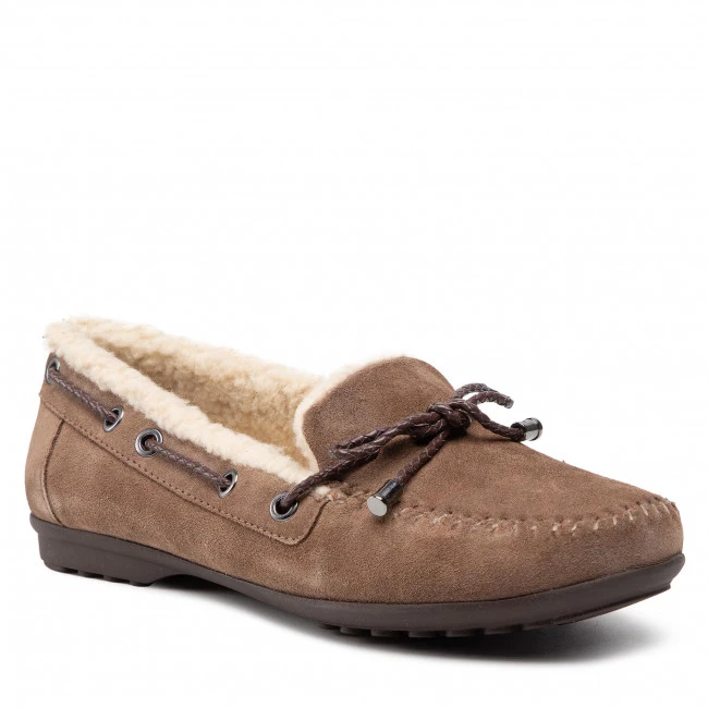 Chaussures Basses Mocassins GEOX - D Elidia B D162TB 022BC C5269 Dk Beige/Coffee Marron
