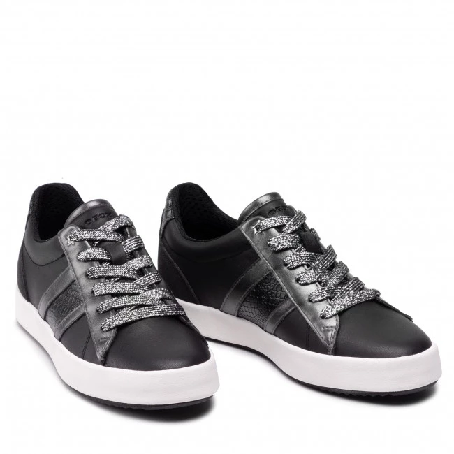 Chaussures Basses Sneakers GEOX - D Blomiee A D166HA 085BN C9B1G Black/Gun Noir – Image 5