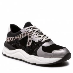 Chaussures Basses Sneakers GEOX - D Topazio A D16GDA 022NF C1351 Off White/Black Noir