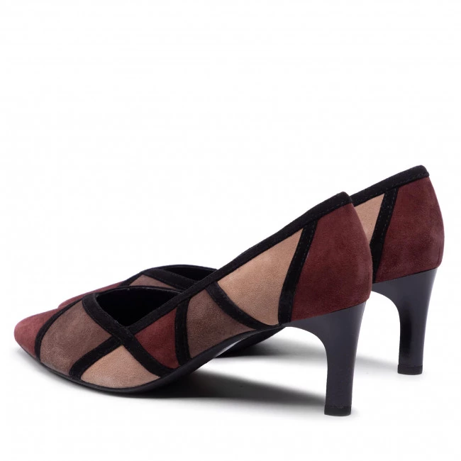 Chaussures Basses GEOX - D Bibbiana A D949CA 00021 C7044 Wine/Chestnut Marron – Image 3