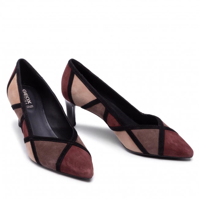 Chaussures Basses GEOX - D Bibbiana A D949CA 00021 C7044 Wine/Chestnut Marron – Image 5