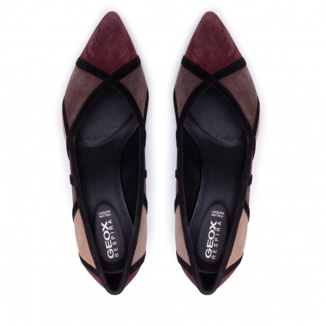 Chaussures Basses GEOX - D Bibbiana A D949CA 00021 C7044 Wine/Chestnut Marron – Image 6