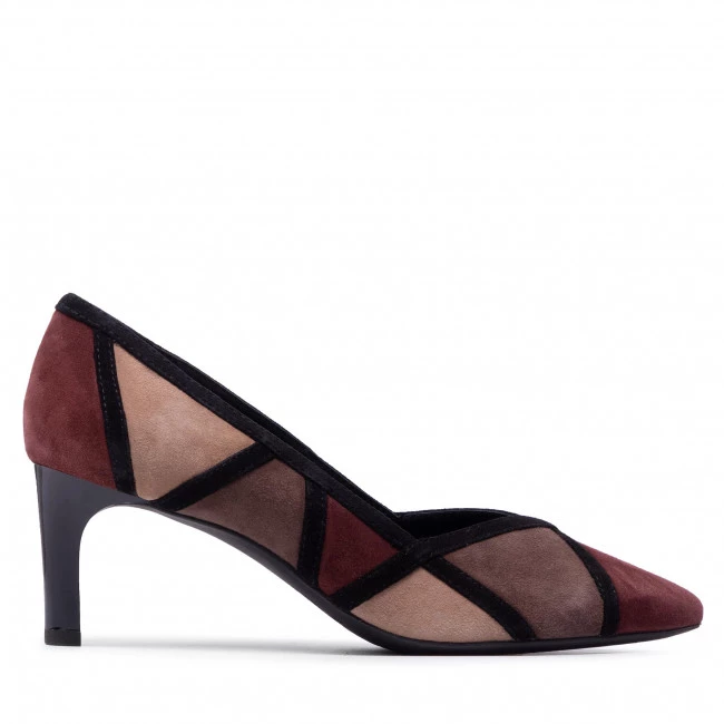 Chaussures Basses GEOX - D Bibbiana A D949CA 00021 C7044 Wine/Chestnut Marron – Image 2