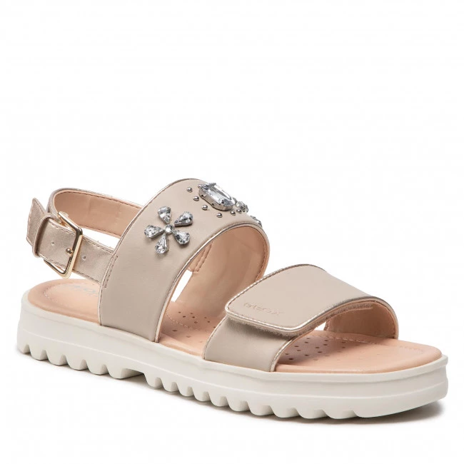 Mules Et Sandales Sandales GEOX - J S.Coralie G.C J026EC 0BCHI C5000 S Beige Beige