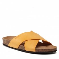 Mules Et Sandales Mules / Sandales De Bain GEOX - D Brionia D D25LSD 00043 C2006 Dk Yellow Jaune