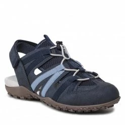 Mules Et Sandales Sandales GEOX - D Sand Strel A D2525A 0EK14 C4002 Navy Bleu Marine