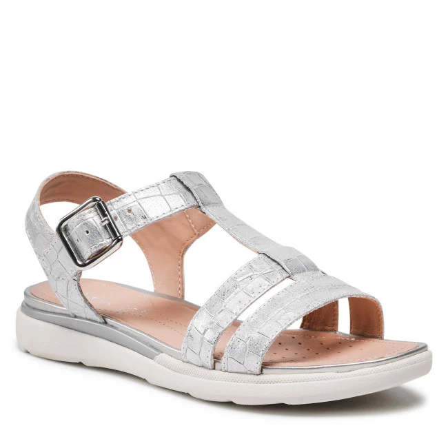 Mules Et Sandales Sandales GEOX - D S.Hiver B D02GZB 00040 C1007 Silver Argent