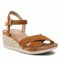 Mules Et Sandales Espadrilles GEOX - D Ischia Corda C D02HHC 00022 C2021 Curry Marron