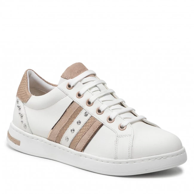 Chaussures Basses Sneakers GEOX - D Jaysen A D151BA 08541 C1Z5QD White/Dk Skin Blanc