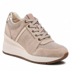 Chaussures Basses Sneakers GEOX - D Zosma A D158LA 02214 C6738 Lt Taupe Beige